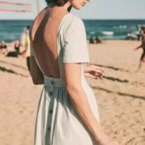 Sezane Odalie Seersucker Dress - size 34/2